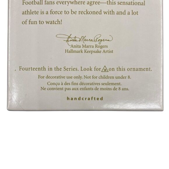 LaDainian Tomlinson 2008 Hallmark Keepsake Ornament SD Chargers - Brand New - Picture 4 of 5